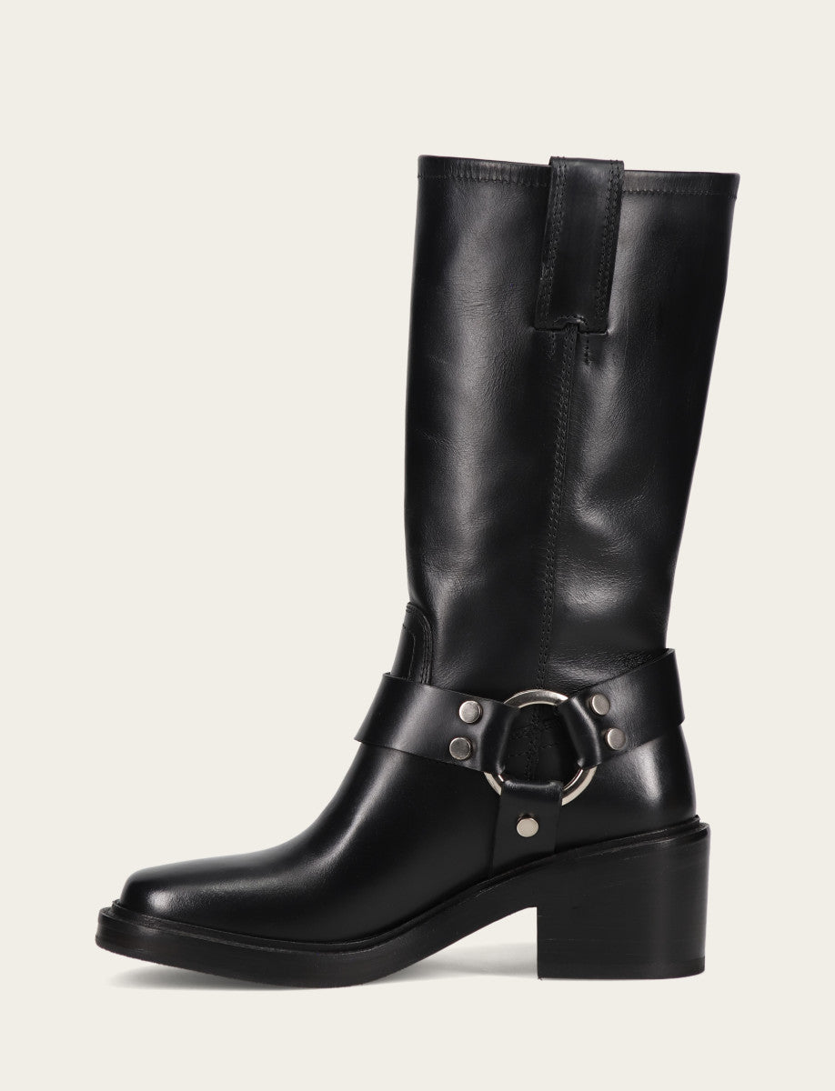 Women's Black Kate Harness Boots Frye For Sale