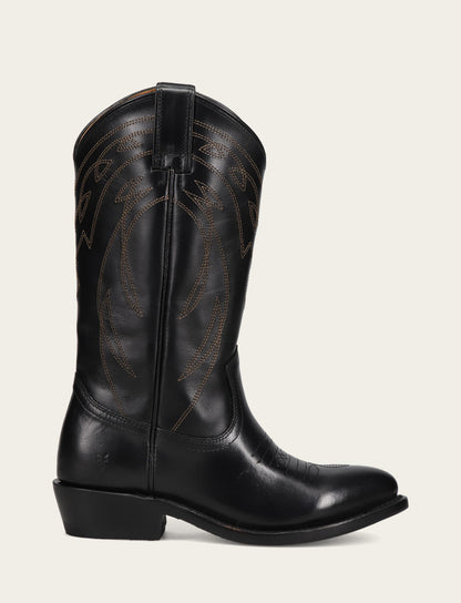 Women's Black Billy Pull On Deco Stitch Boots Frye Outlet