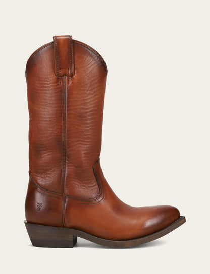 Women's Cognac Billy Pull On Boots Frye us