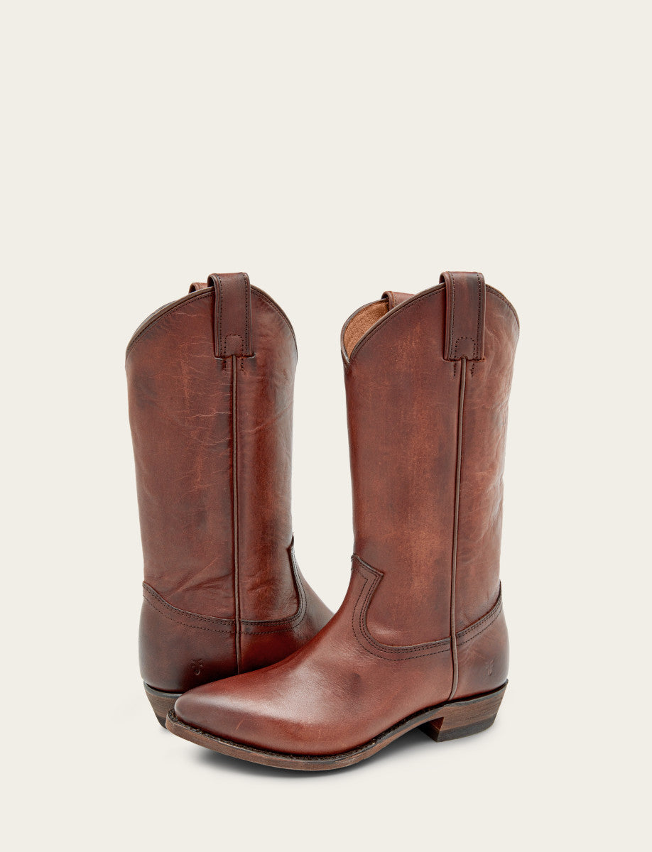 Women's Cognac Billy Pull On Boots Frye us