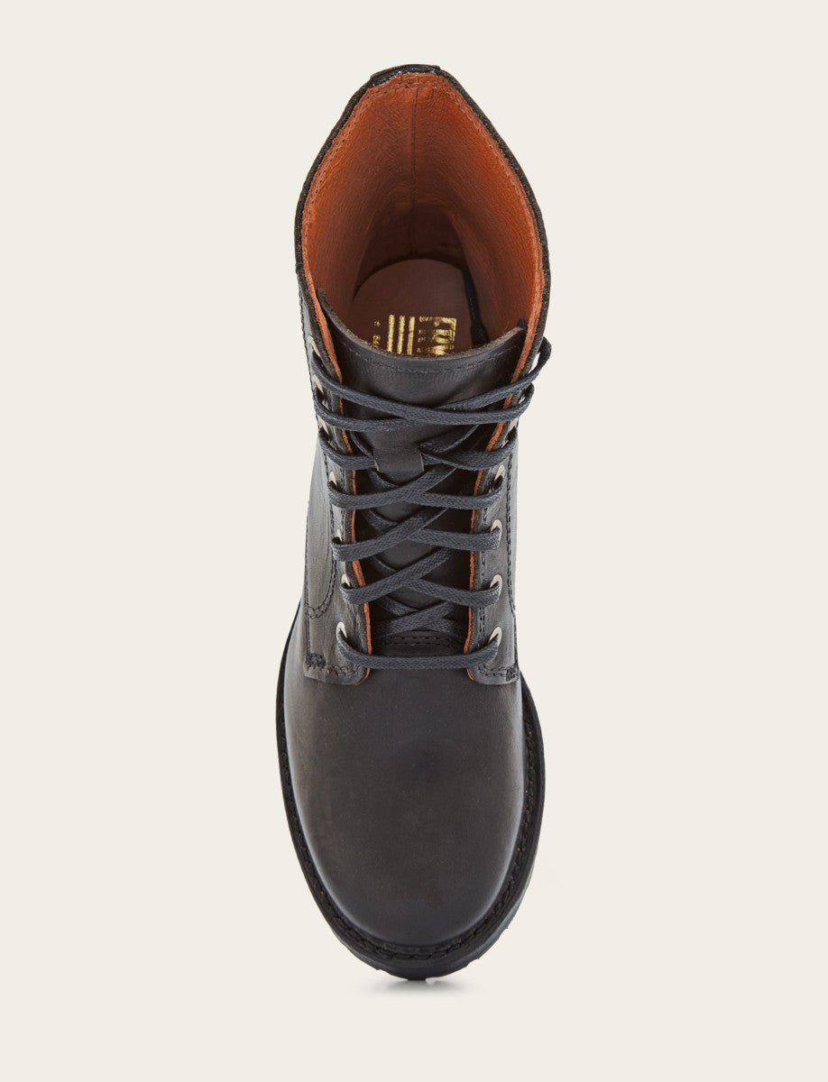 Women's Black Sabrina 6G Lace Up Boots Frye Online