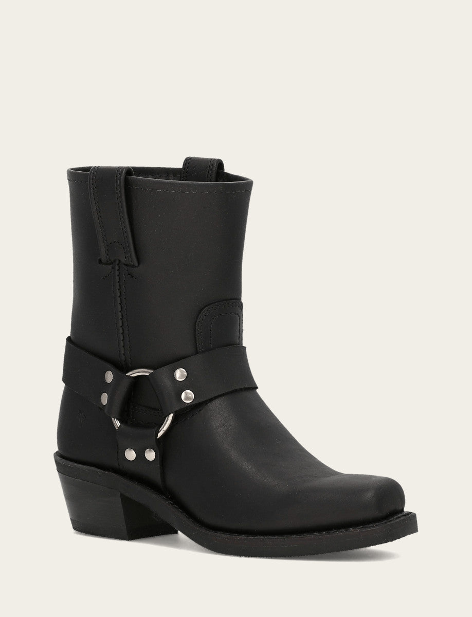 Women's Black Harness 8R Boots Frye Discount