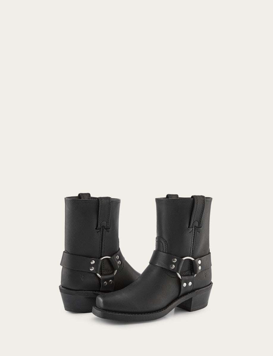Women's Black Harness 8R Boots Frye Discount