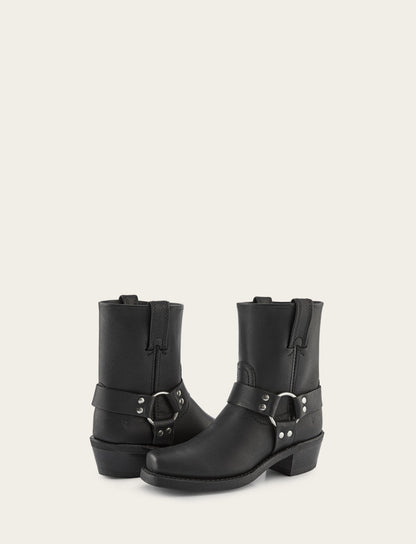 Women's Black Harness 8R Boots Frye Discount