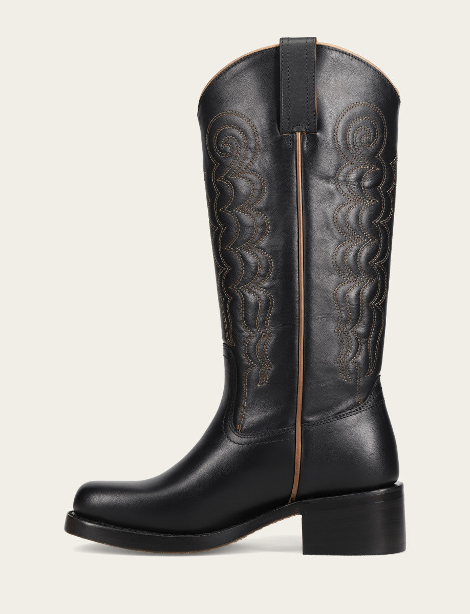 Women's Black Campus Deco Stitch Boot Frye Sale