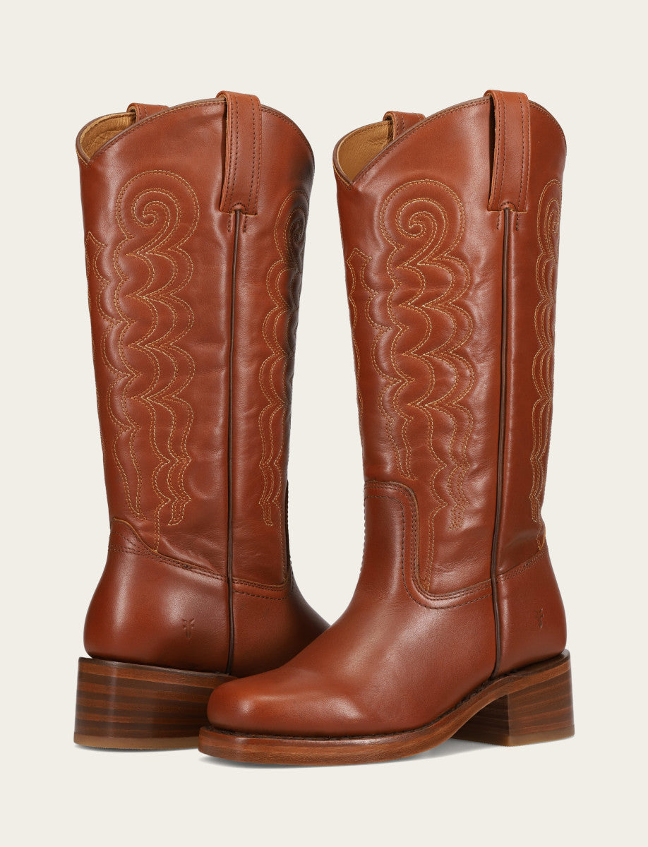 Women's Walnut Campus Deco Stitch Boot Frye On sale