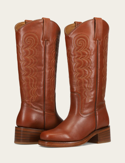 Women's Walnut Campus Deco Stitch Boot Frye On sale