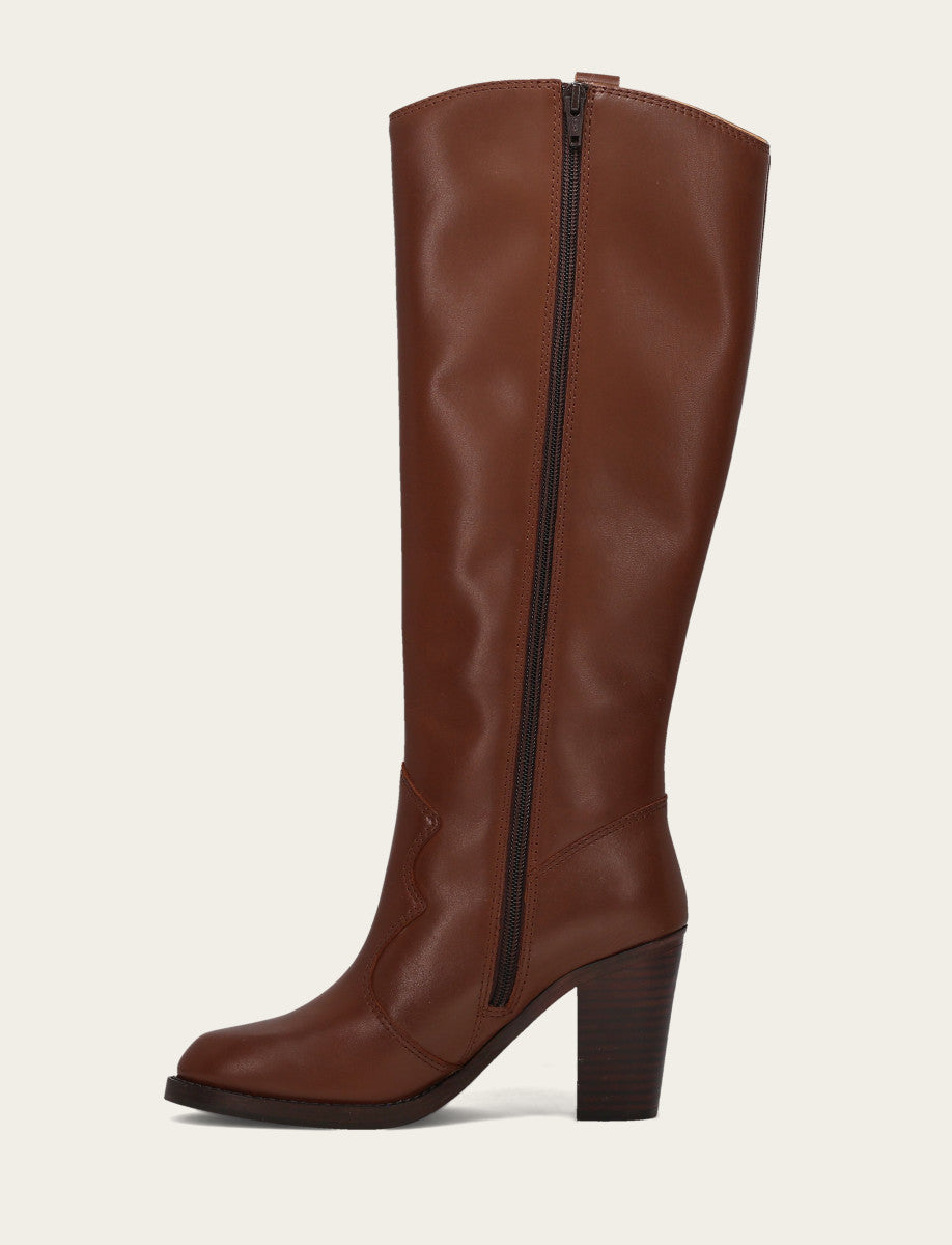 Women's Walnut Corinne Tall Boot Frye For Sale