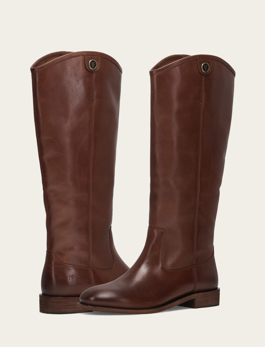 Women’s Cognac Wide Calf Melissa Button 2 Tall Boots | Frye Frye us