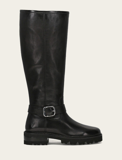 Women's Black Olivia Buckle Tall Boot Frye Sale