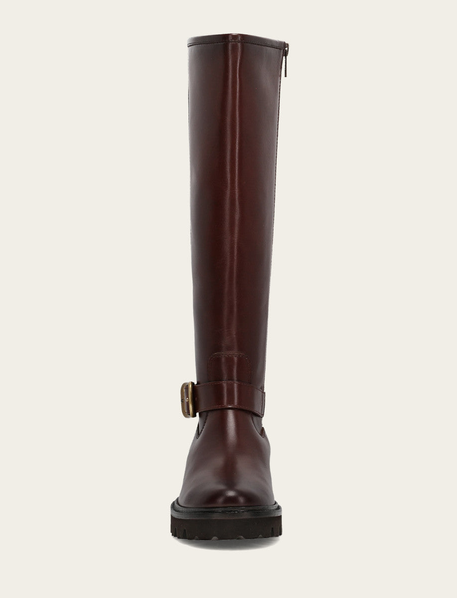 Women's Bourbon Olivia Buckle Tall Boot Frye On sale