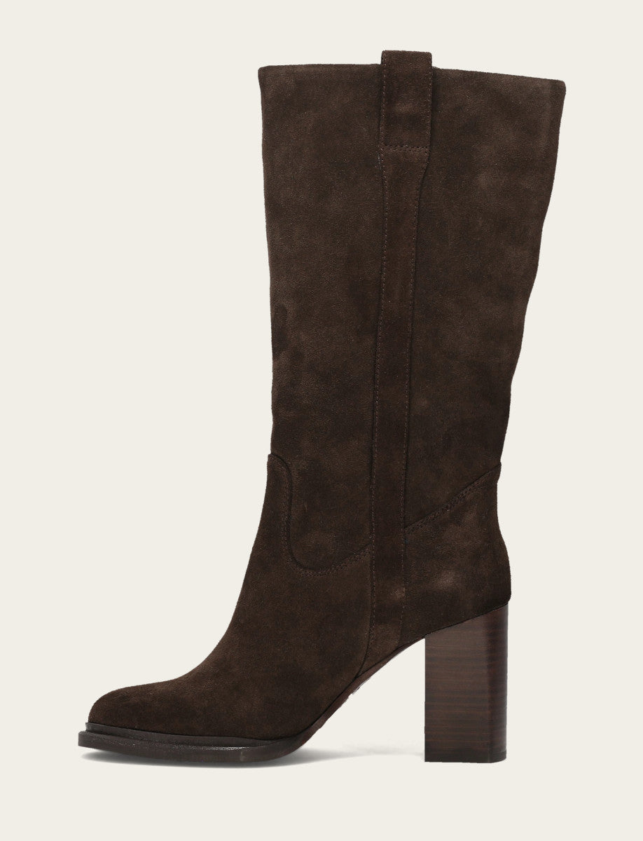 Women's Dark Brown Alex Slouchy Mid Boot Frye For Sale