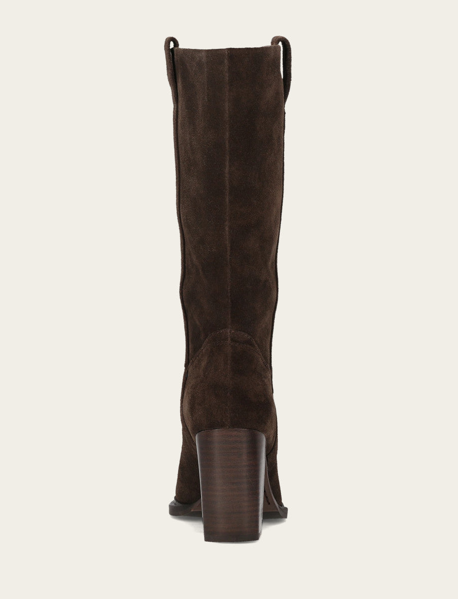 Women's Dark Brown Alex Slouchy Mid Boot Frye For Sale