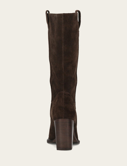Women's Dark Brown Alex Slouchy Mid Boot Frye For Sale