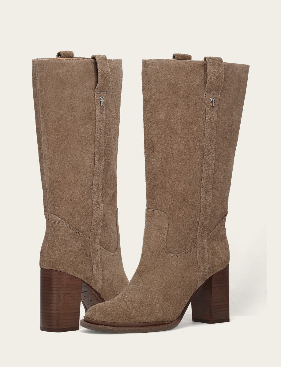 Women's Dark Taupe Alex Slouchy Mid Boot Frye Outlet