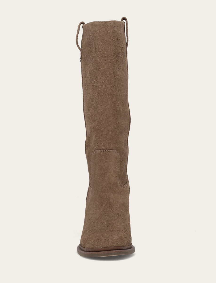 Women's Dark Taupe Alex Slouchy Mid Boot Frye Outlet