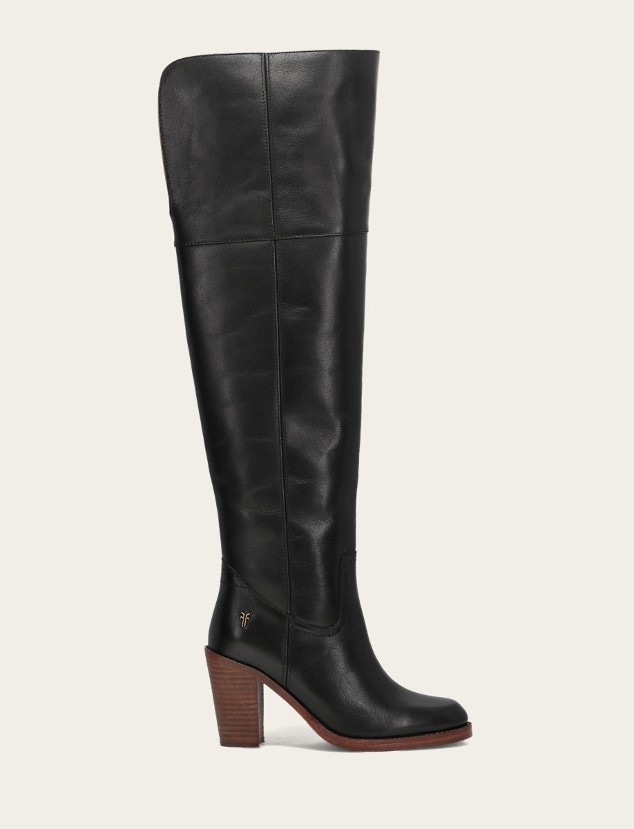 Women's Black Corinne Over The Knee Boot Frye us