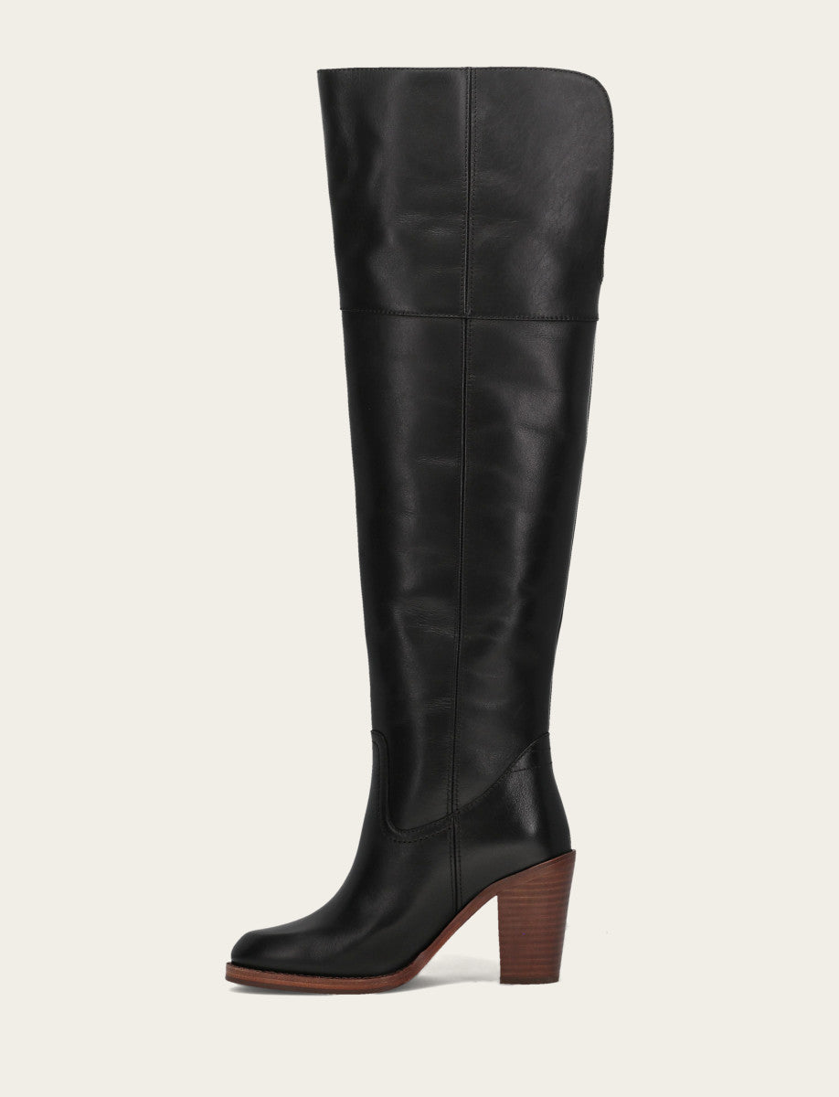 Women's Black Corinne Over The Knee Boot Frye us