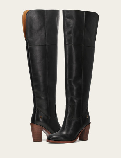 Women's Black Corinne Over The Knee Boot Frye us