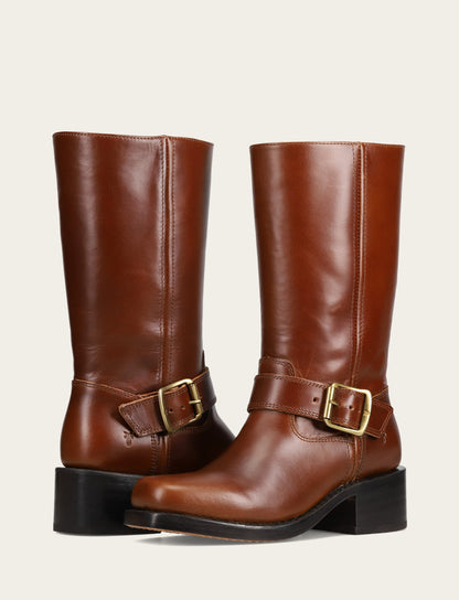 Women's Saddle Campus Buckle Boot Frye USA