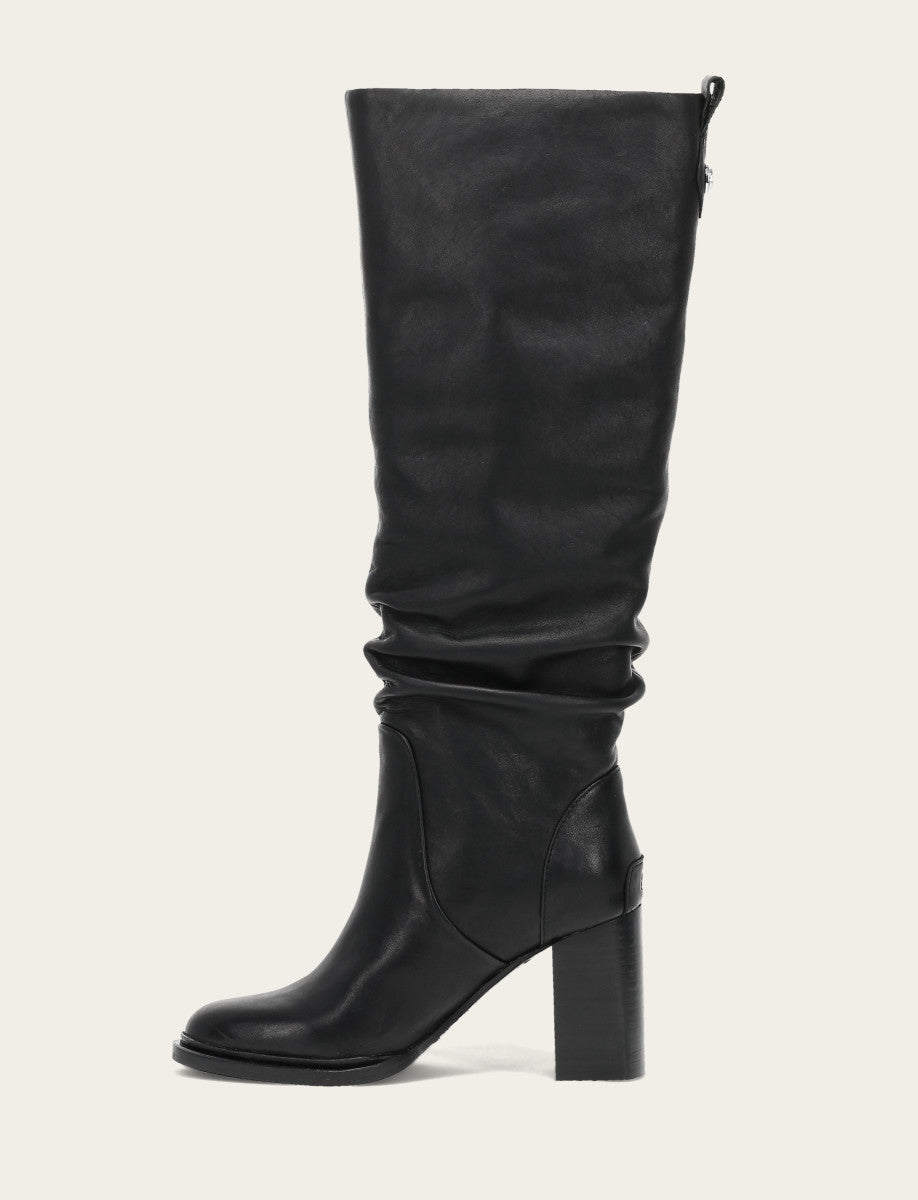 Black Alex Softy Tall Wide Calf Boot Frye Near me