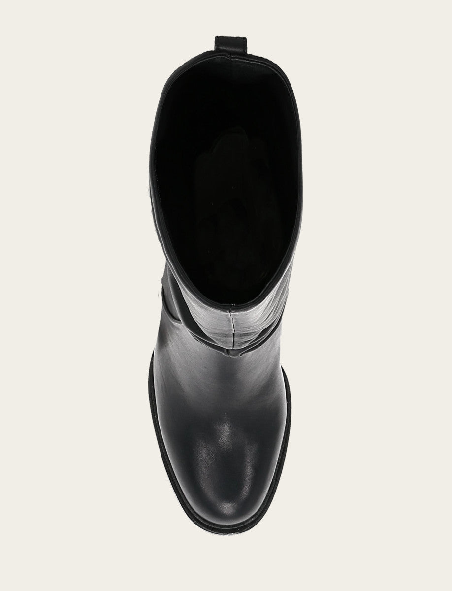 Black Alex Softy Tall Wide Calf Boot Frye Near me