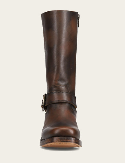 Women's Dark Brown Campus Buckle Boot Frye