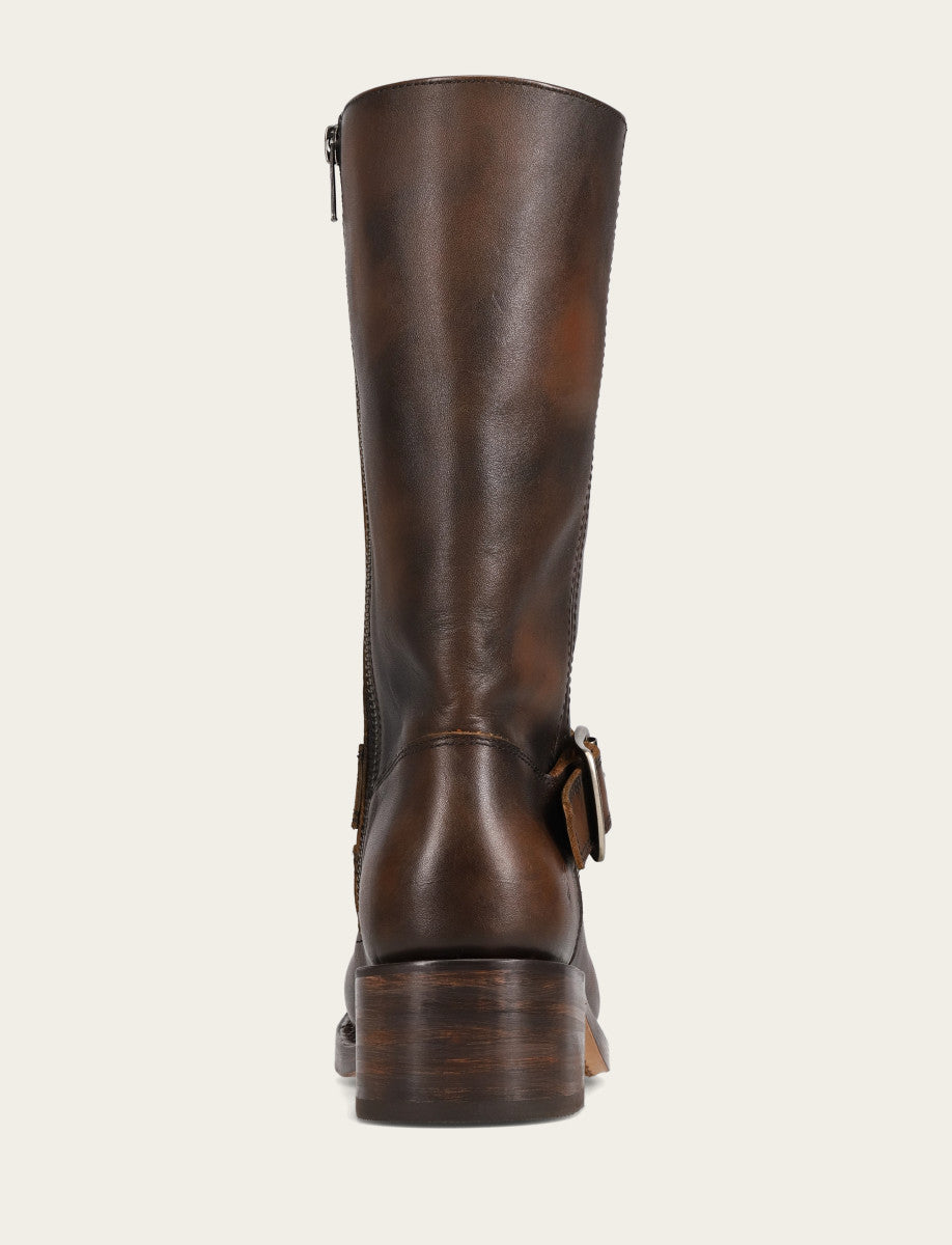 Women's Dark Brown Campus Buckle Boot Frye