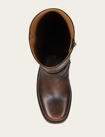Women's Dark Brown Campus Buckle Boot Frye