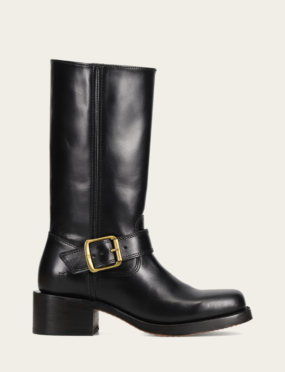 Women's Black Campus Buckle Boot Frye Sale