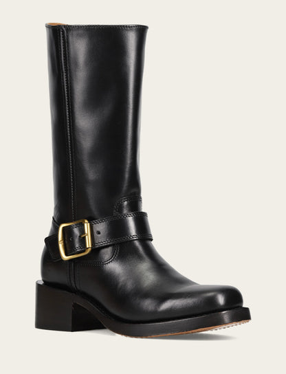 Women's Black Campus Buckle Boot Frye Sale
