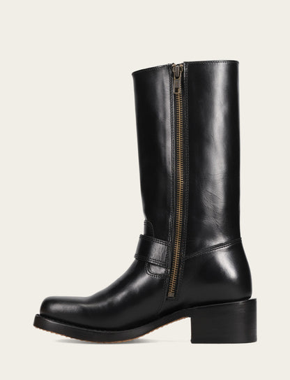 Women's Black Campus Buckle Boot Frye Sale
