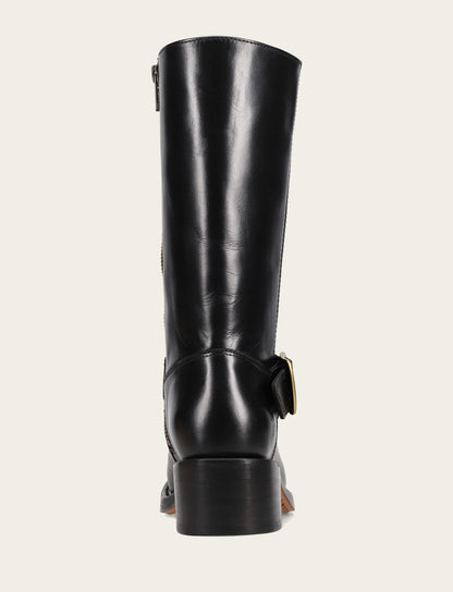 Women's Black Campus Buckle Boot Frye Sale