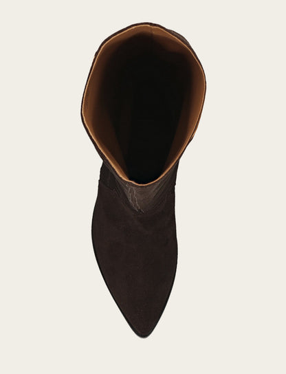 Women's Dark Brown Sara Slouchy Boot Frye Outlet
