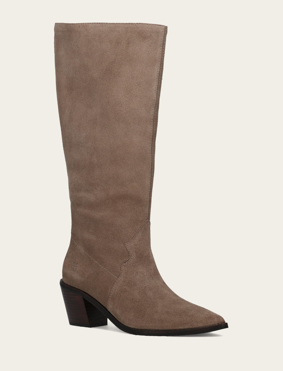 Women's Dark Taupe Sara Slouchy Boot Frye USA