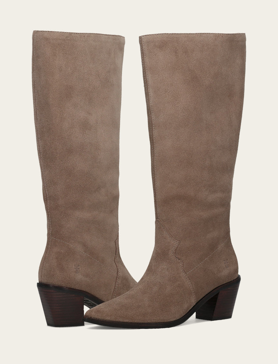 Women's Dark Taupe Sara Slouchy Boot Frye USA