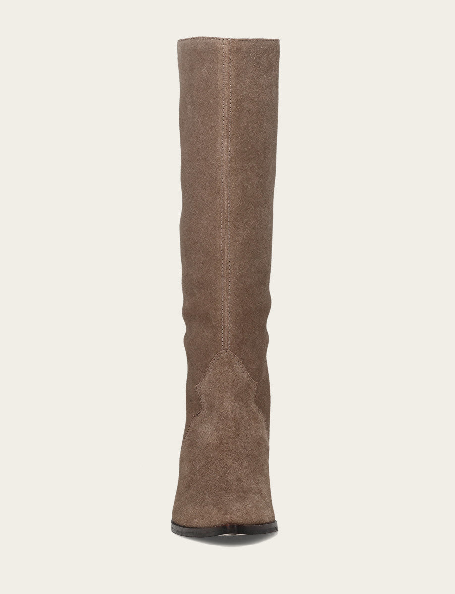Women's Dark Taupe Sara Slouchy Boot Frye USA