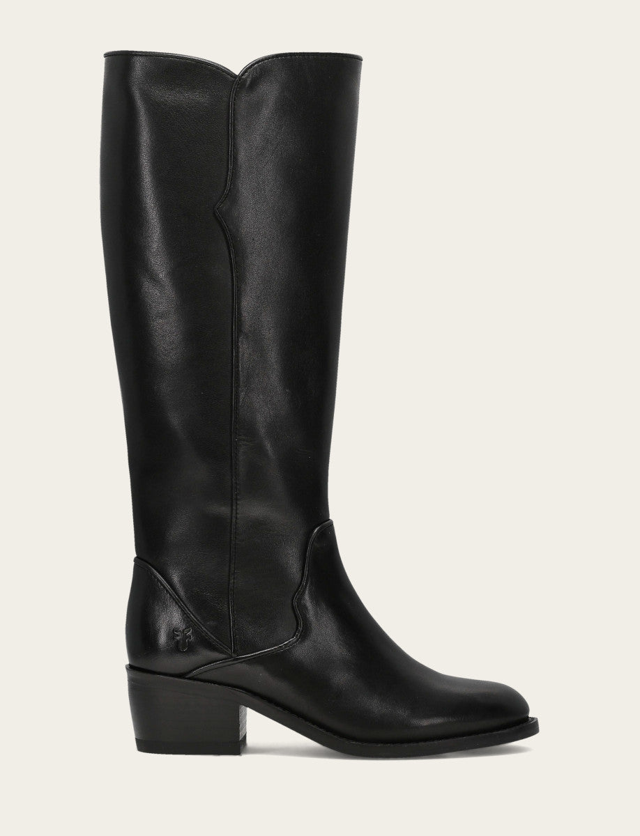 Women's Black Carson 2 Piping Tall Boot Frye Outlet
