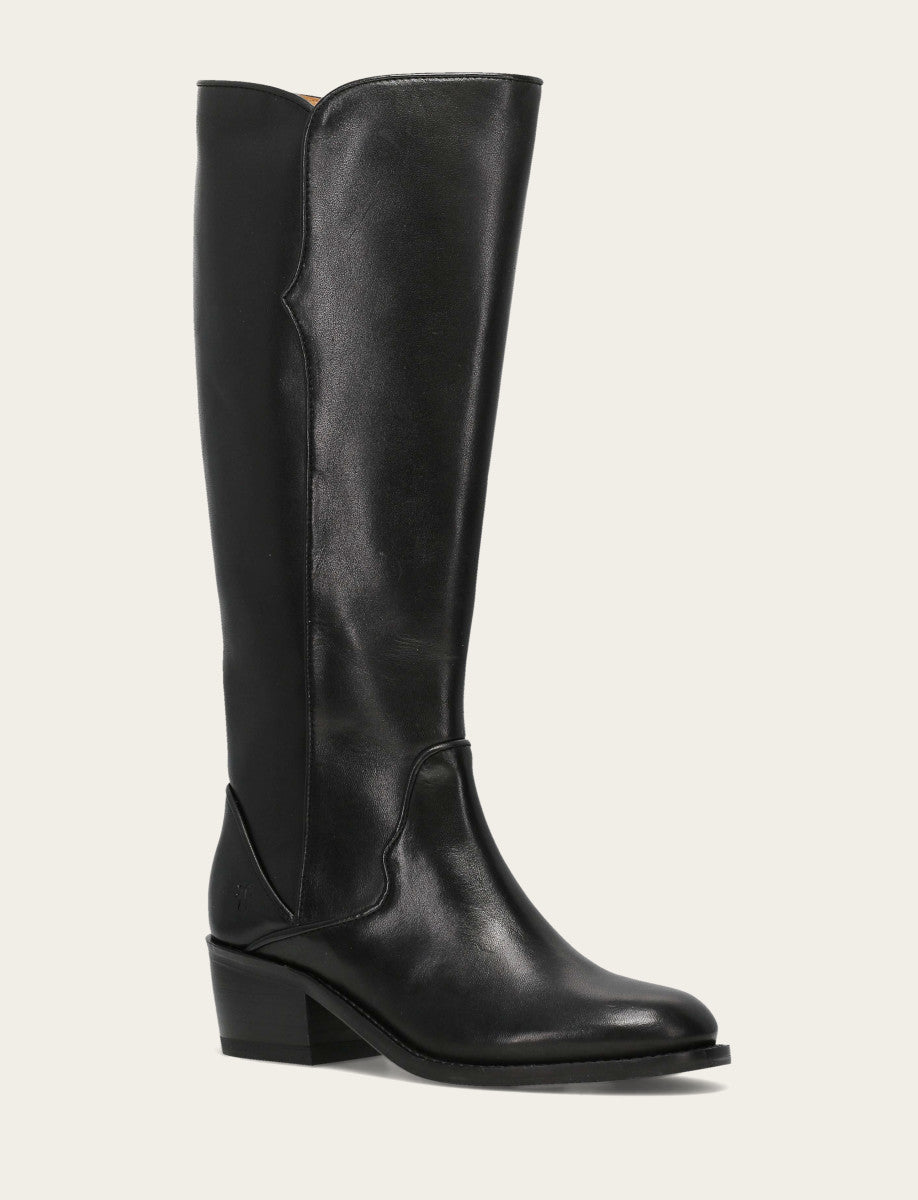 Women's Black Carson 2 Piping Tall Boot Frye Outlet