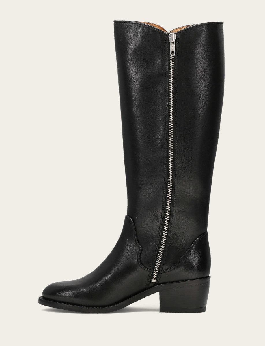 Women's Black Carson 2 Piping Tall Boot Frye Outlet