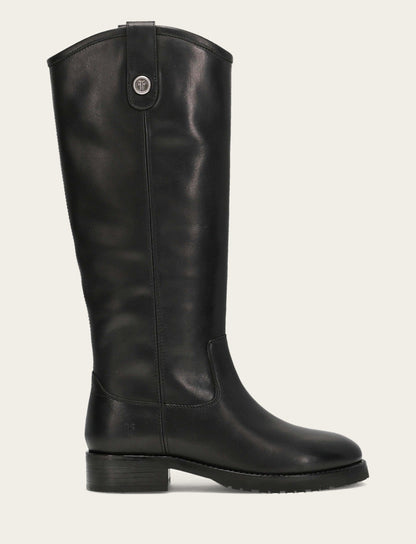 Women’s Black Wide Calf Melissa Lug Button Tall Boots | Frye Frye USA