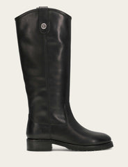Women’s Black Wide Calf Melissa Lug Button Tall Boots | Frye Frye USA