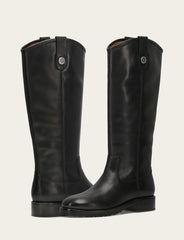 Women’s Black Wide Calf Melissa Lug Button Tall Boots | Frye Frye USA