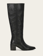 Women's Black Sadie Softy Tall Wide Calf Boot Frye Online