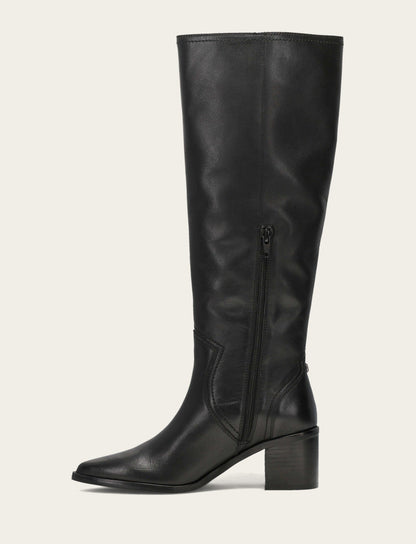 Women's Black Sadie Softy Tall Wide Calf Boot Frye Online