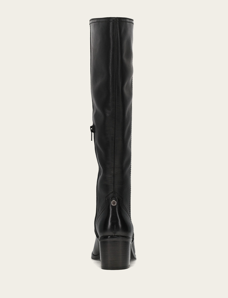 Women's Black Sadie Softy Tall Wide Calf Boot Frye Online