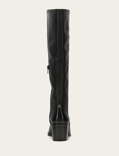 Women's Black Sadie Softy Tall Wide Calf Boot Frye Online