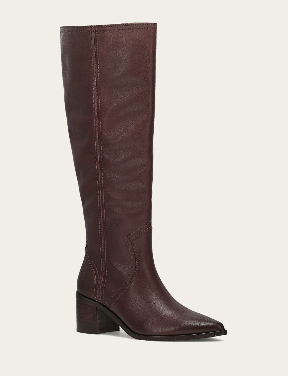 Women's Cocoa Sadie Softy Tall Wide Calf Boot Frye Sale