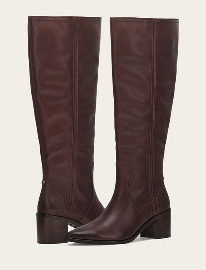 Women's Cocoa Sadie Softy Tall Wide Calf Boot Frye Sale