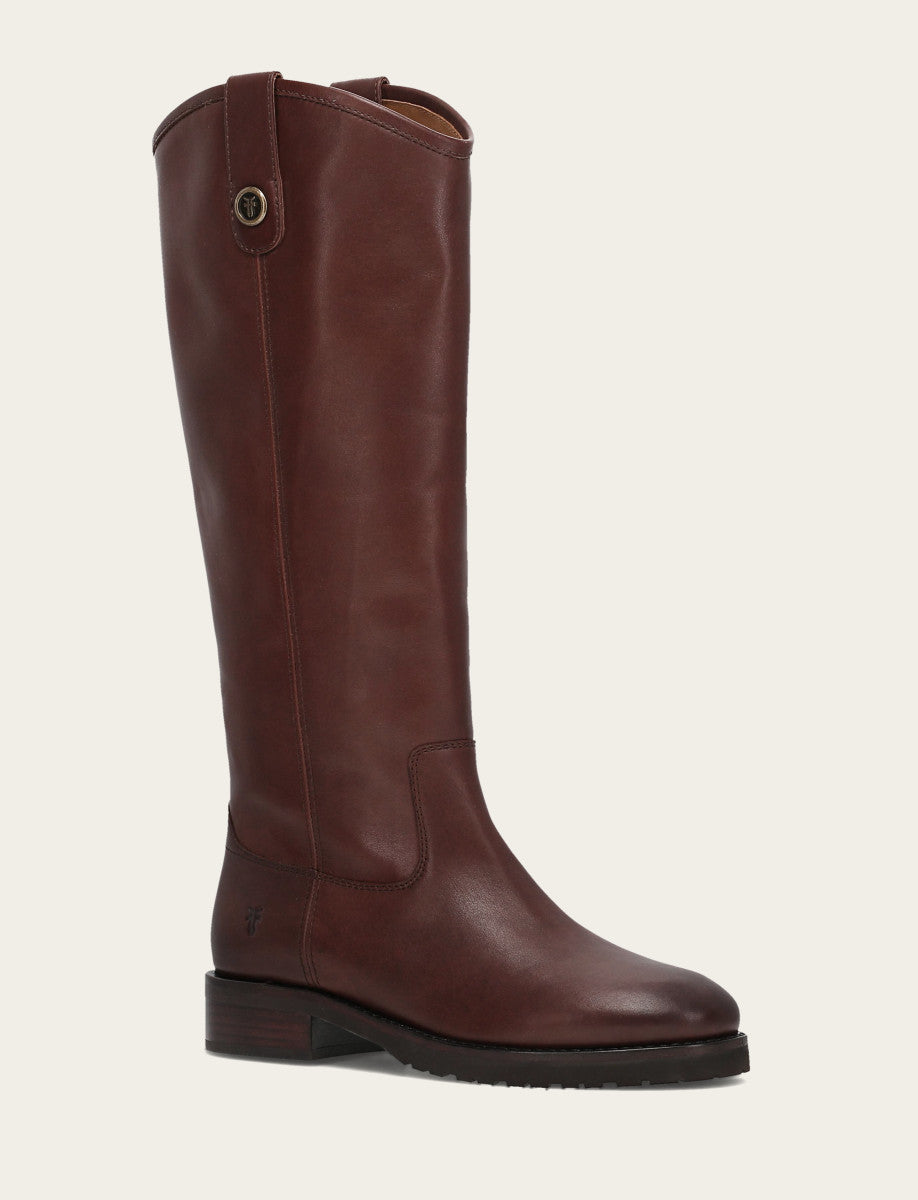 Women's Brown Melissa Lug Button Tall Boot Frye For Sale